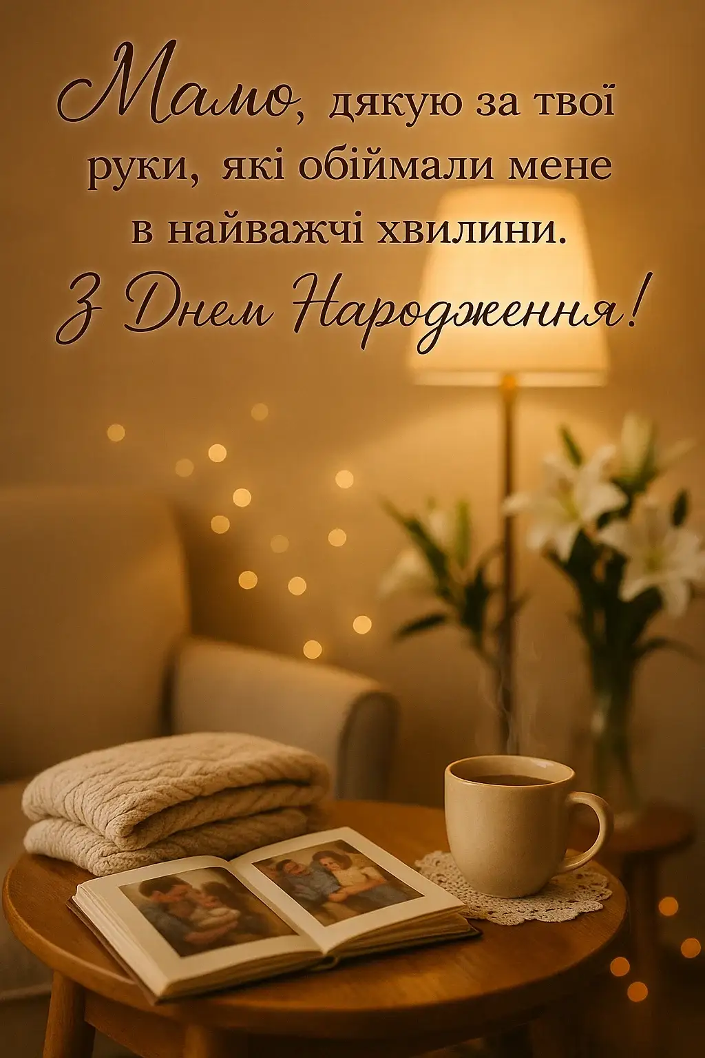 Привітання з днем народження мамі своїми словами до сліз