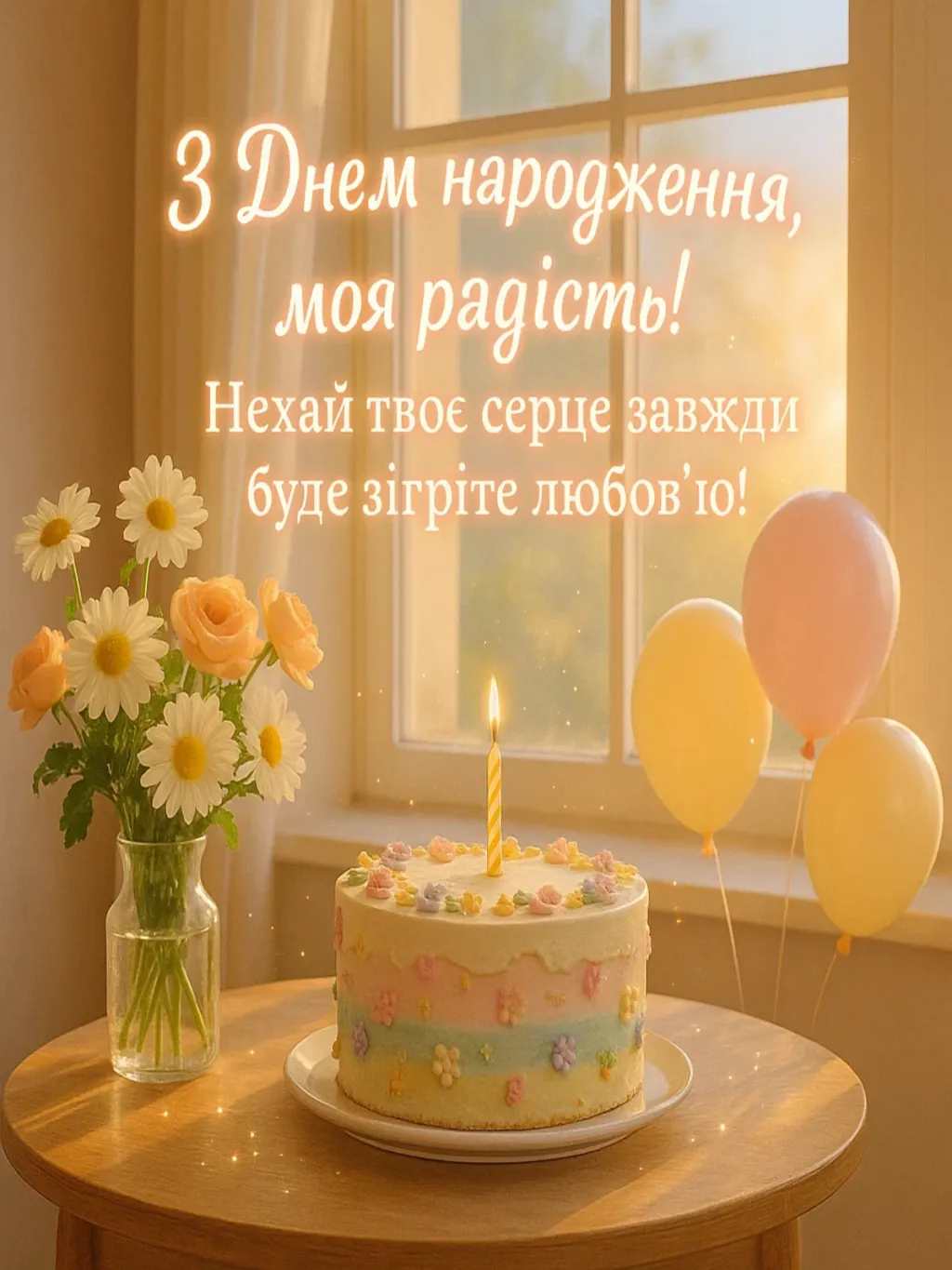 Зворушливі привітання з днем народження похресниці