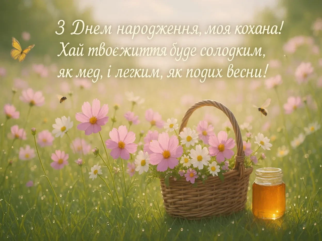 Привітання з днем народження жінці коханій дружині