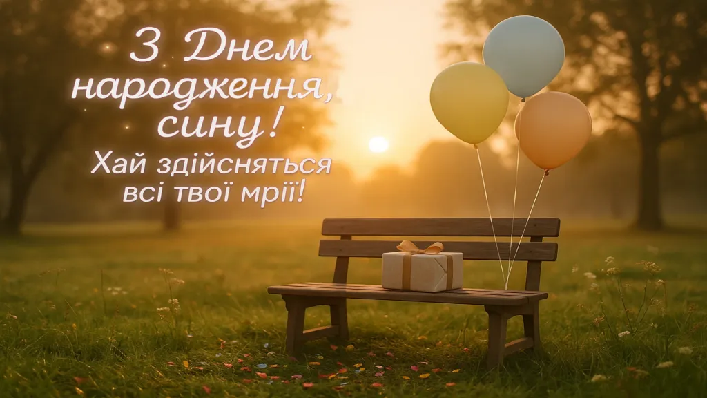 Зворушливі привітання з днем народження сину від мами і тата