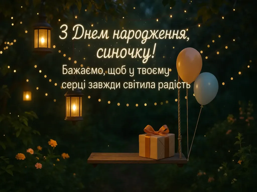 Зворушливі привітання з днем народження сину від мами і тата
