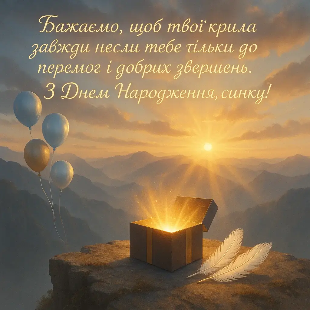 Зворушливі привітання з днем народження сину від мами і тата