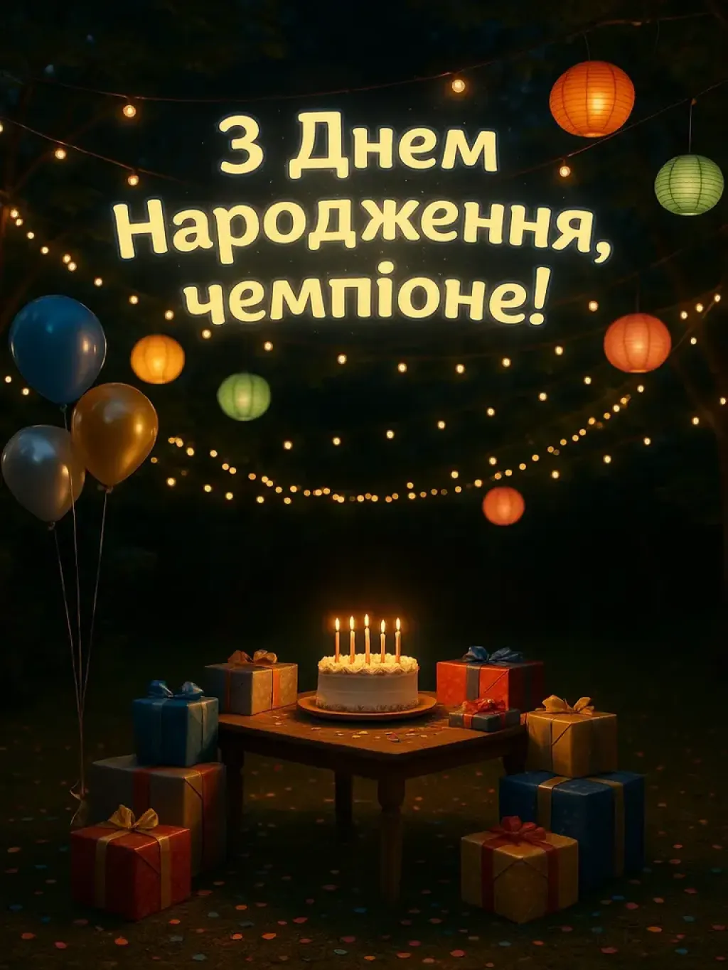 Привітання з днем народження хлопчика