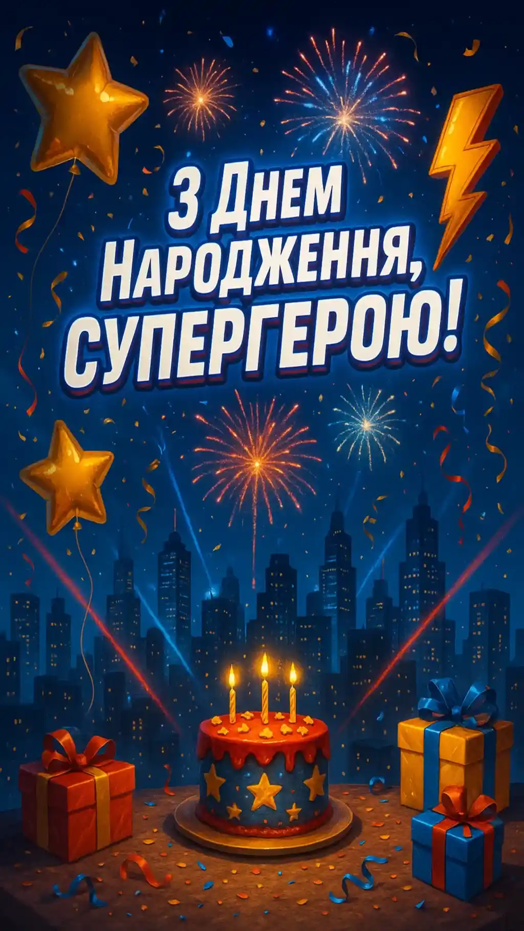Привітання з днем народження хлопчика