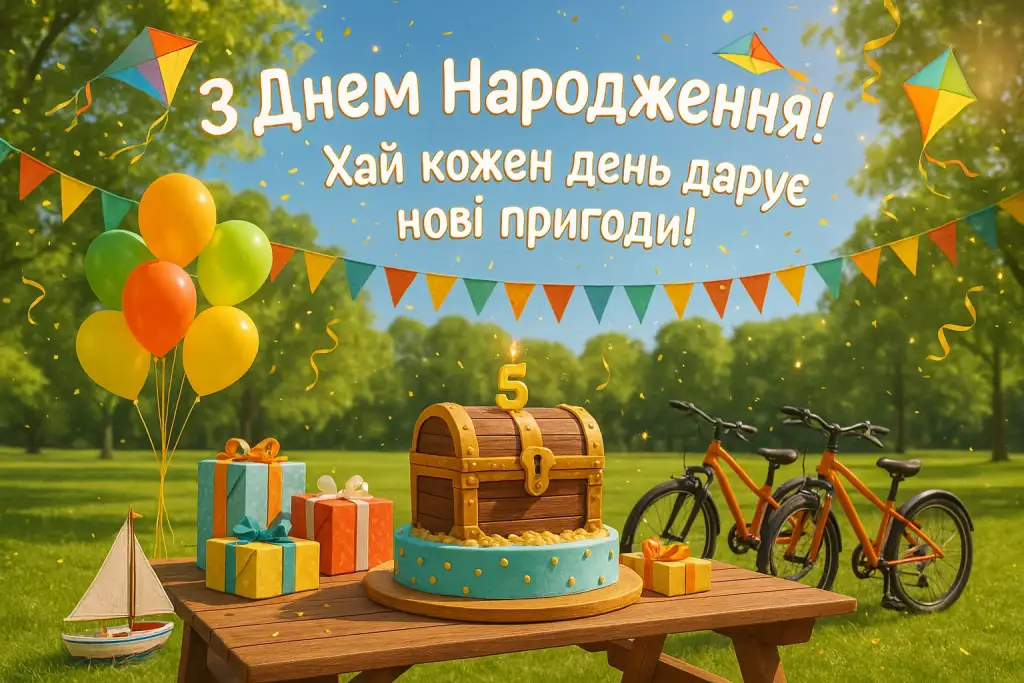 Привітання з днем народження хлопчика