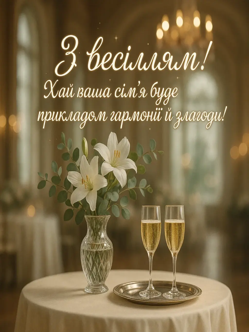 Мудрі привітання на весілля