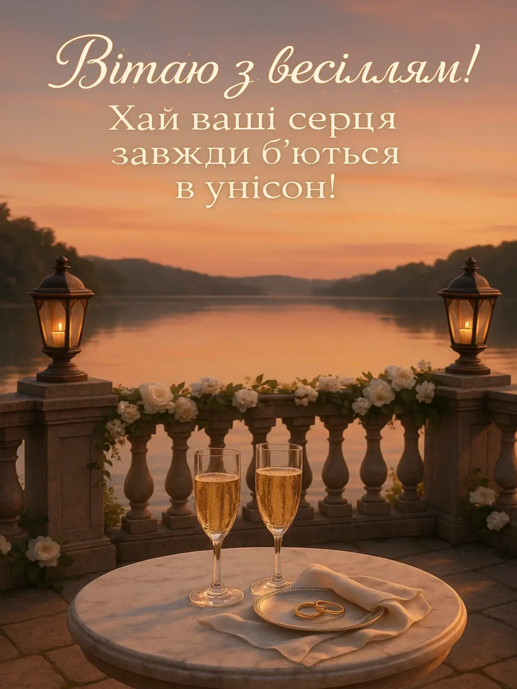 Мудрі привітання на весілля