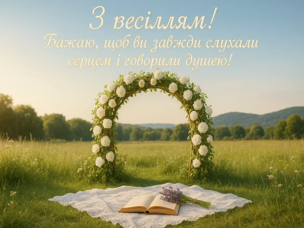 Мудрі привітання на весілля