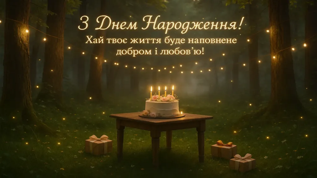 Зворушливе привітання з днем народження дівчинці