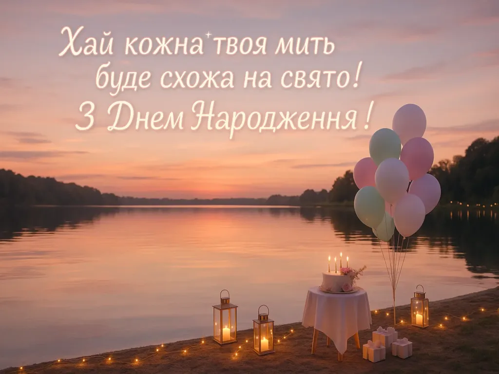 Зворушливе привітання з днем народження дівчинці