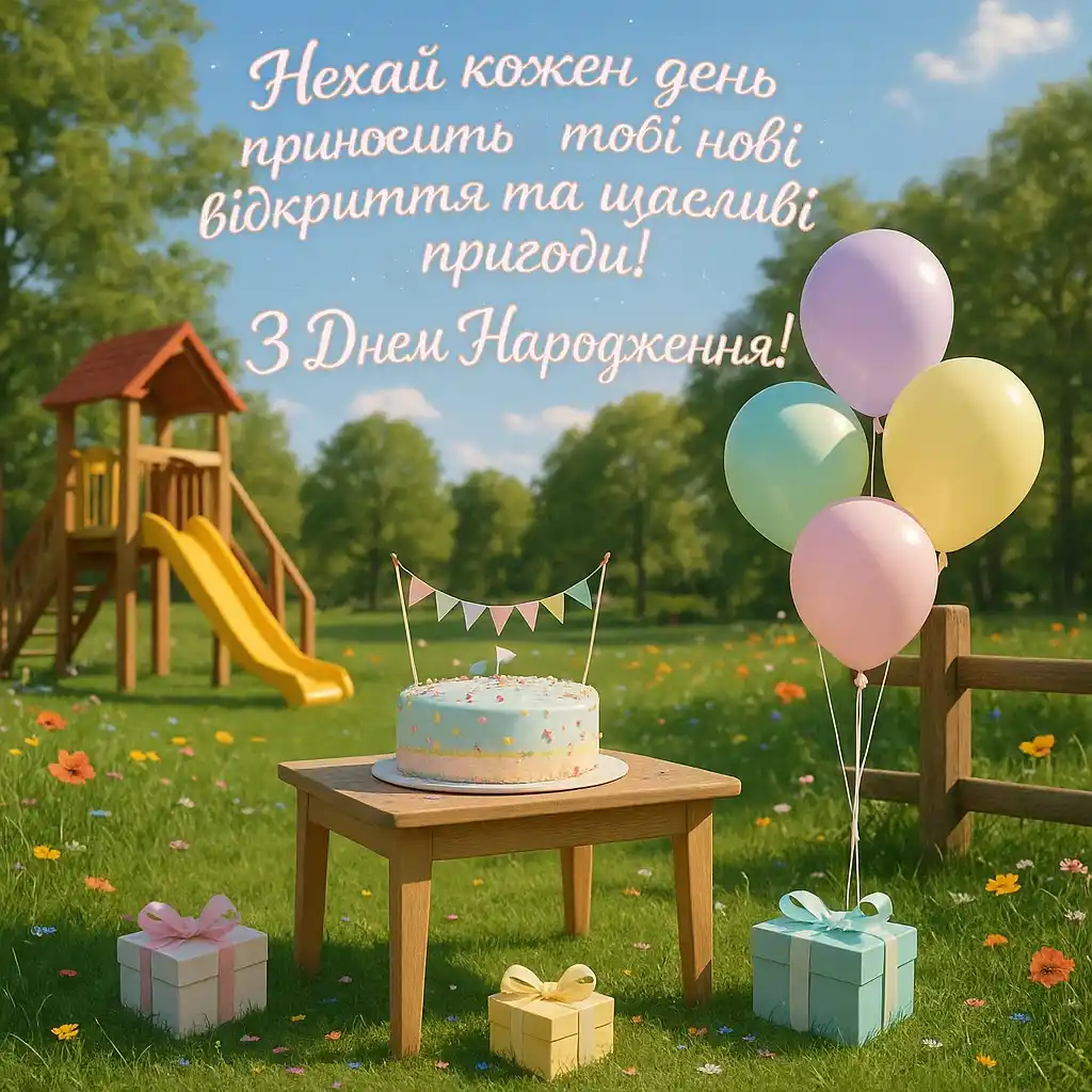 Зворушливе привітання з днем народження дівчинці