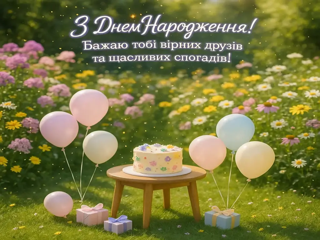 Зворушливе привітання з днем народження дівчинці