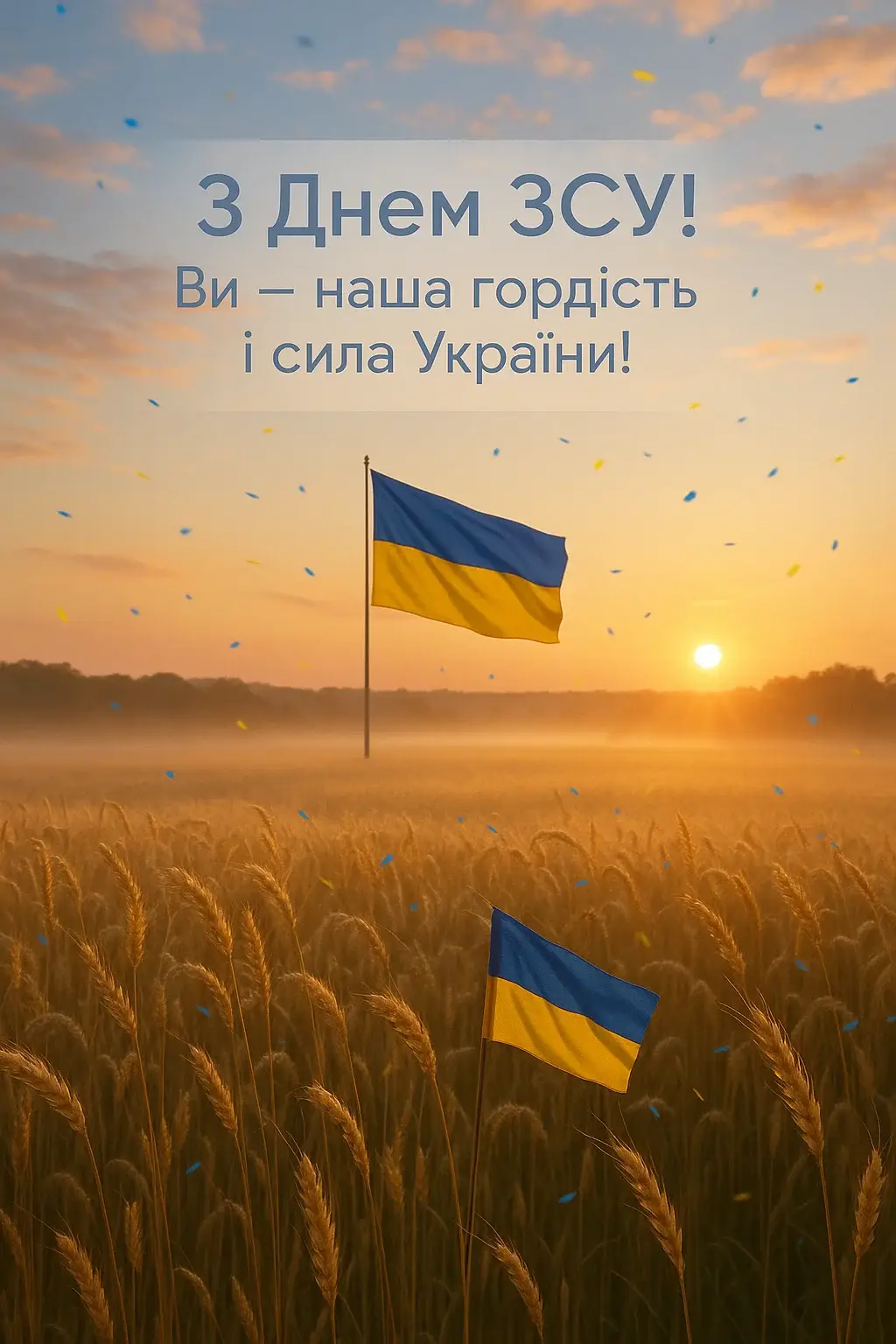 Привітання з днем ЗСУ