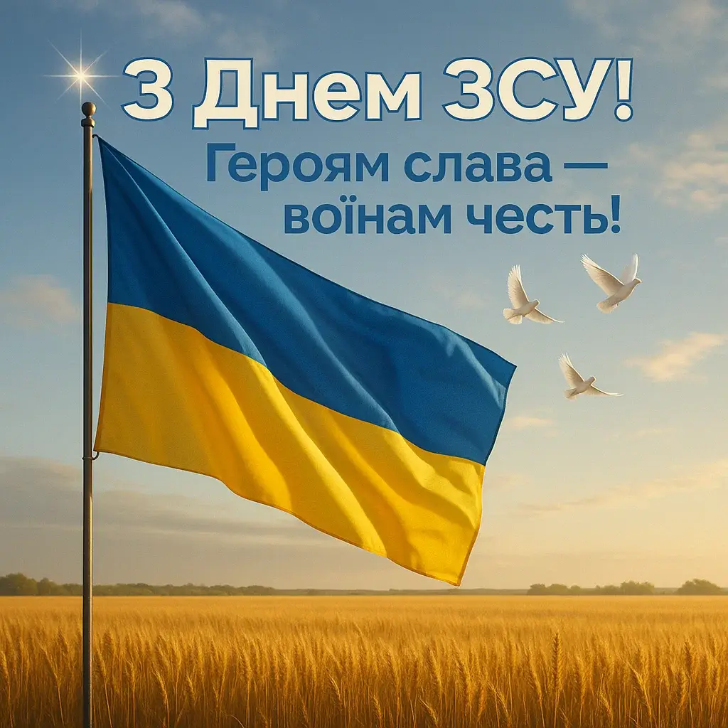 Привітання з днем ЗСУ