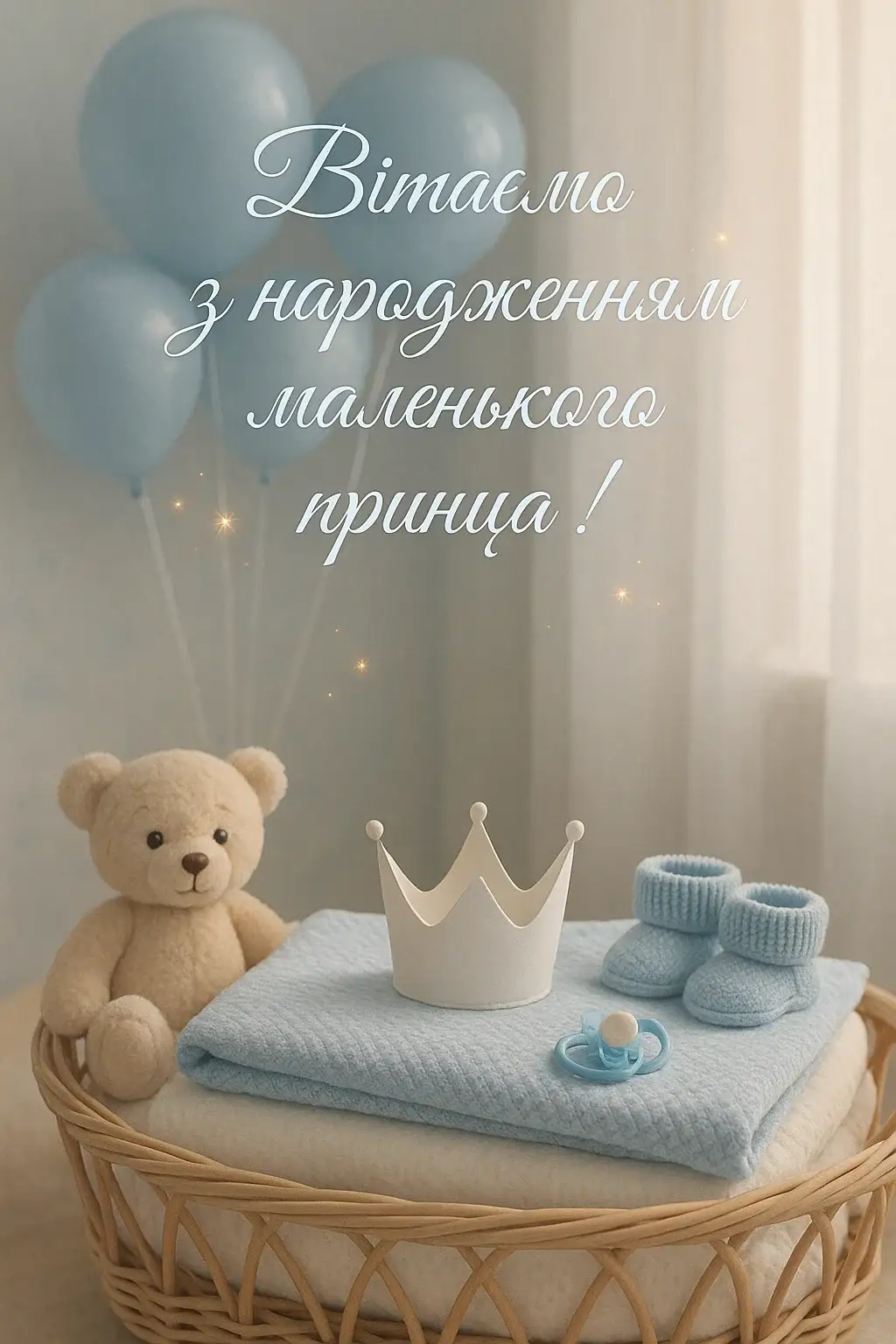Привітання з народженням сина відкритки