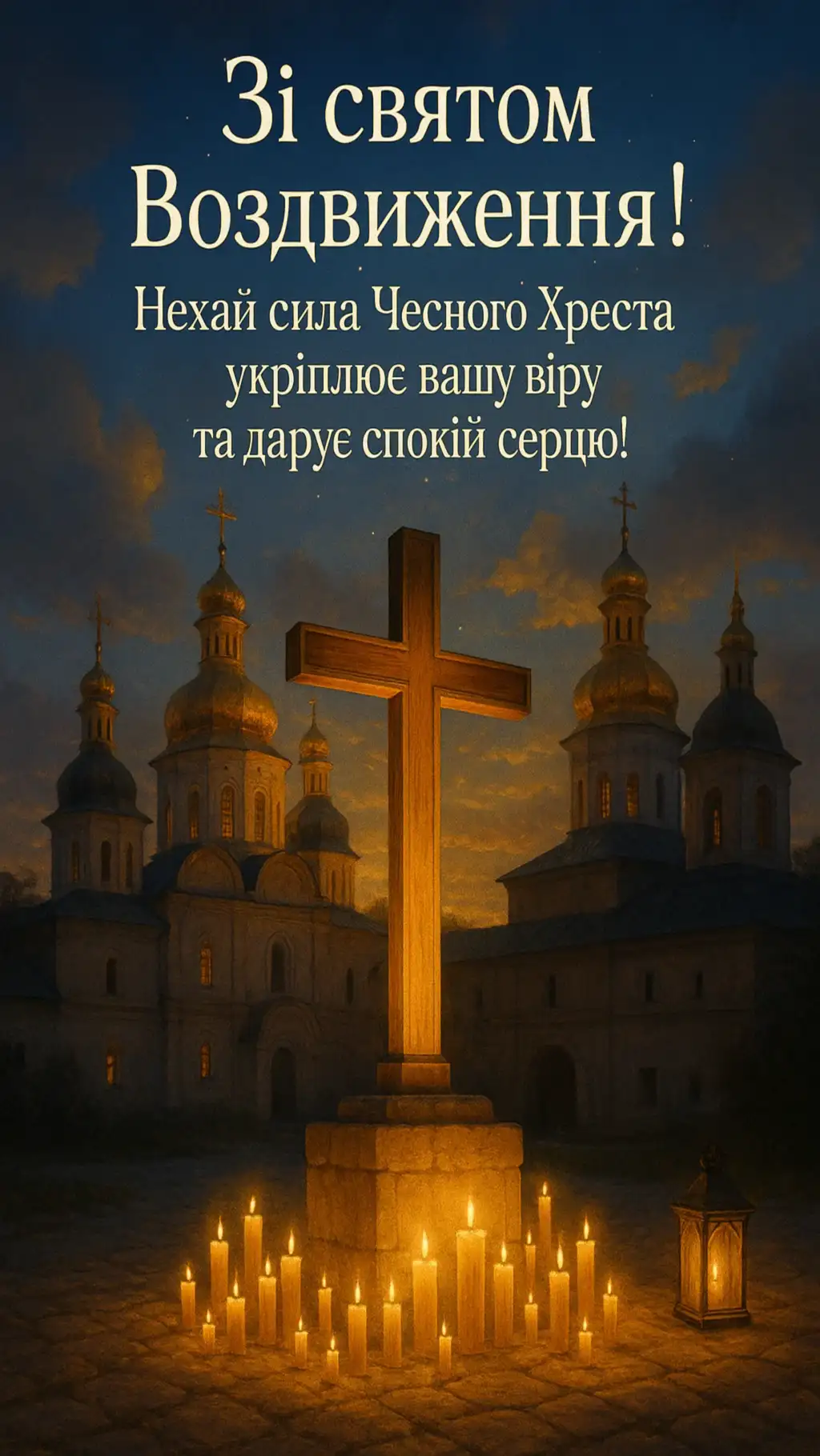 Привітання з воздвиженням хреста господнього