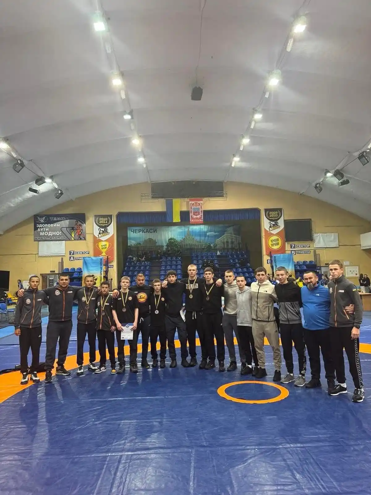 Прикарпатські борці вибороли сім медалей на чемпіонаті України з вільної боротьби