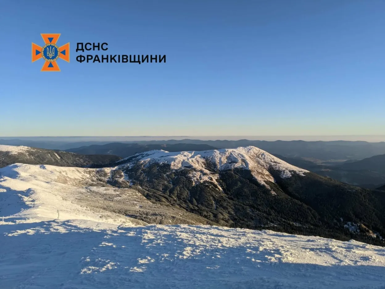 Зима на порозі: на Піп Івані зафіксували мороз і сильний вітер