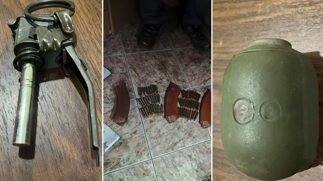 На Івано-Франківщині жінка викликала поліцію на колишнього чоловіка – у нього знайшли гранати та зброю