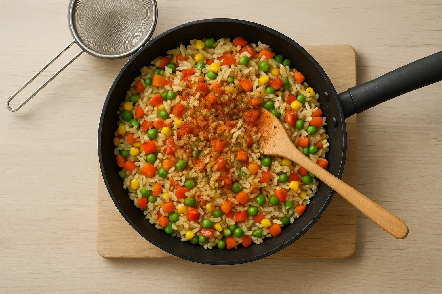 Як приготувати рис з овочами