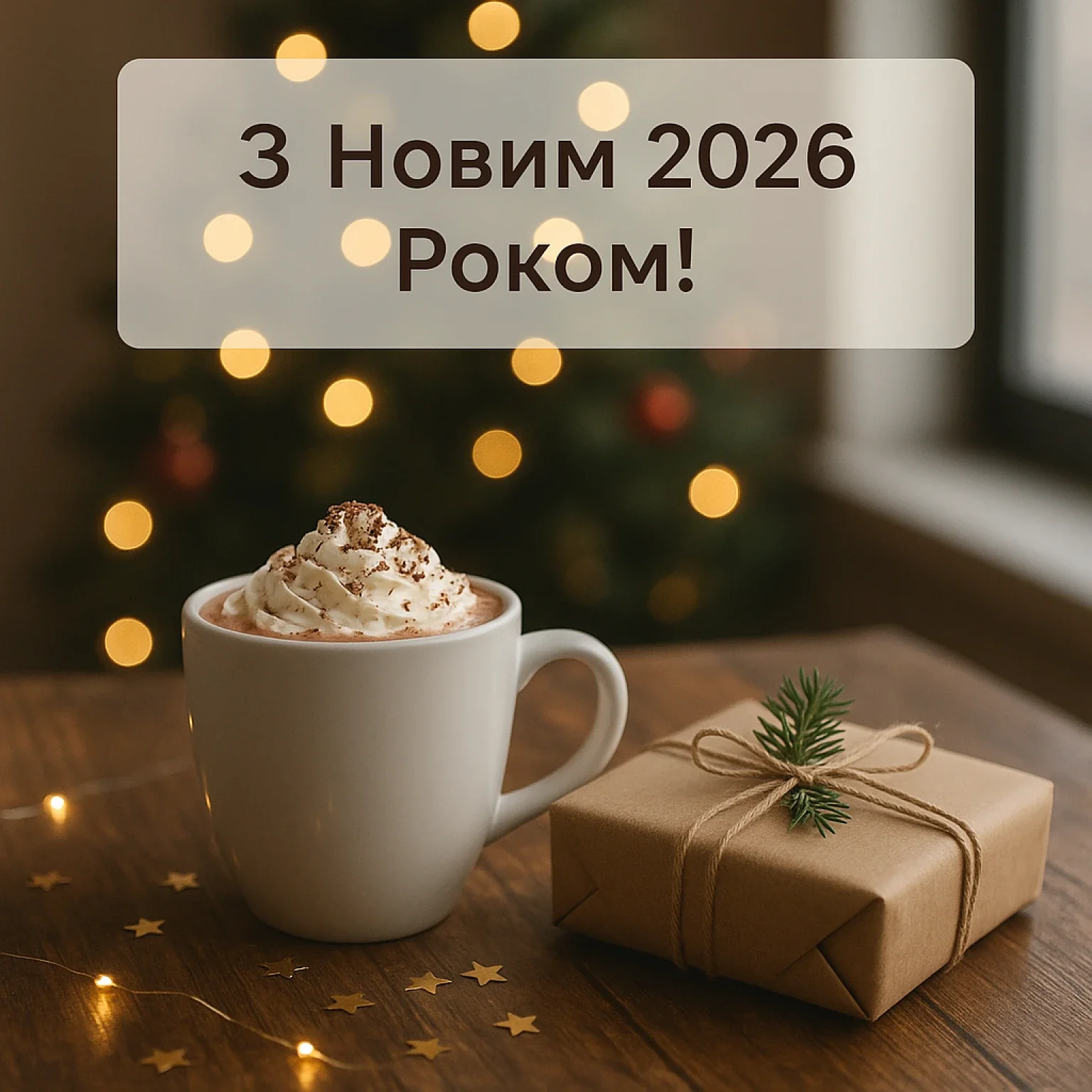Теплі привітання з Новим роком 2026