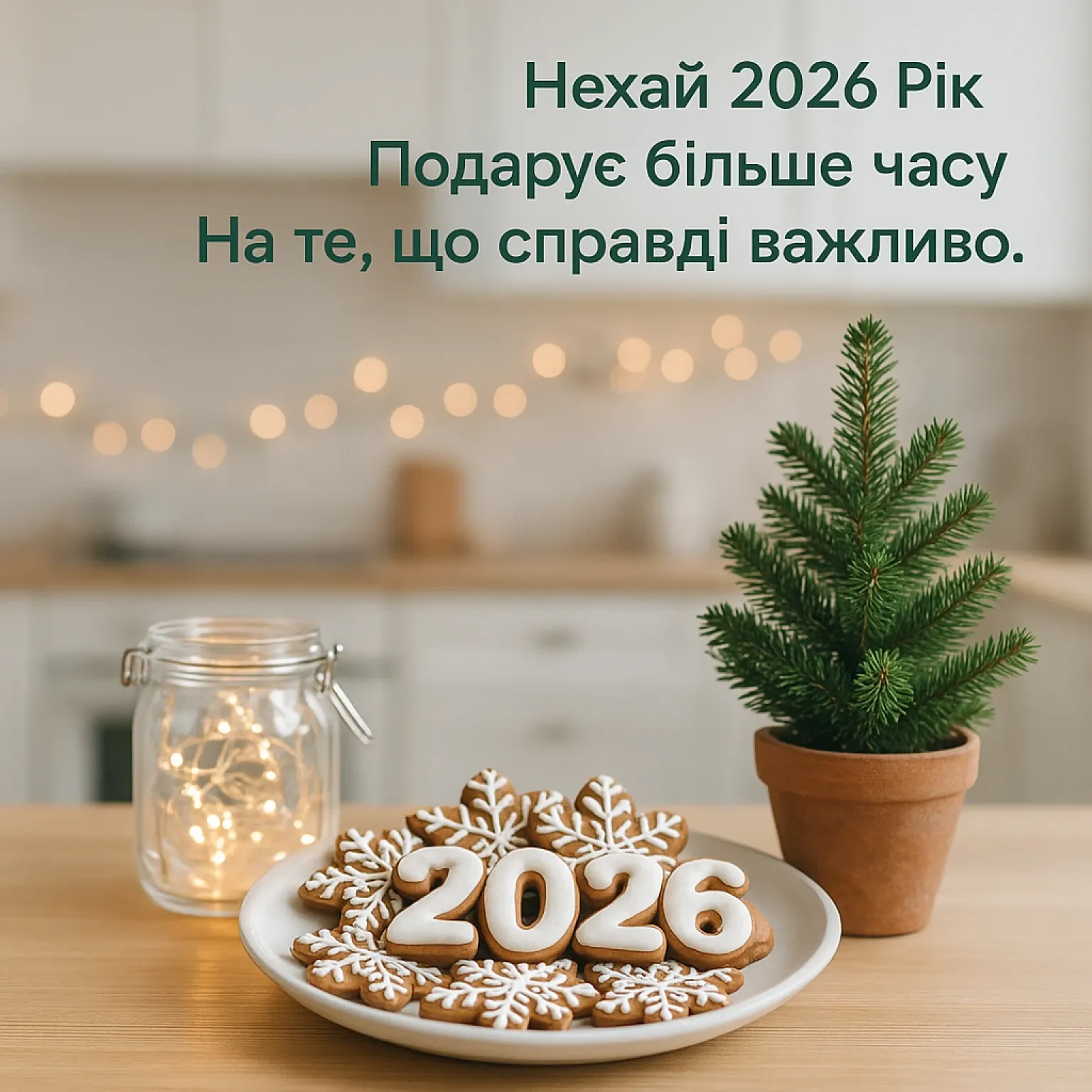 Теплі привітання з Новим роком 2026