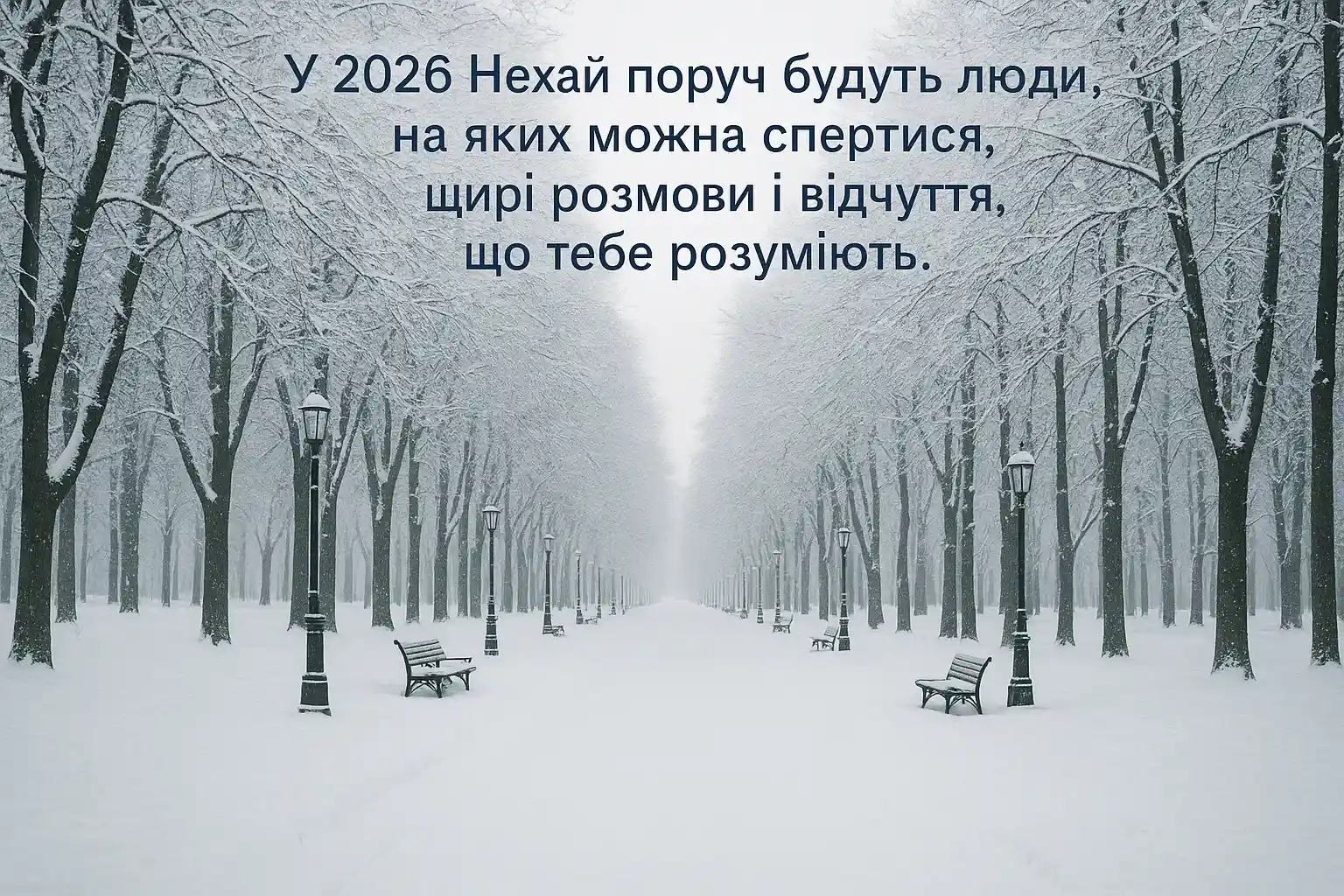 Теплі привітання з Новим роком 2026