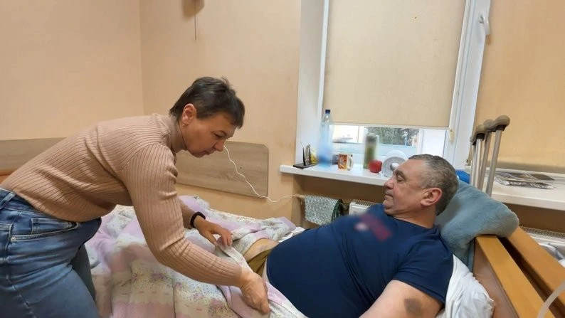 Поранений FPV дроном боєць 102 бригади лікується в Коломиї і готується знову на фронт
