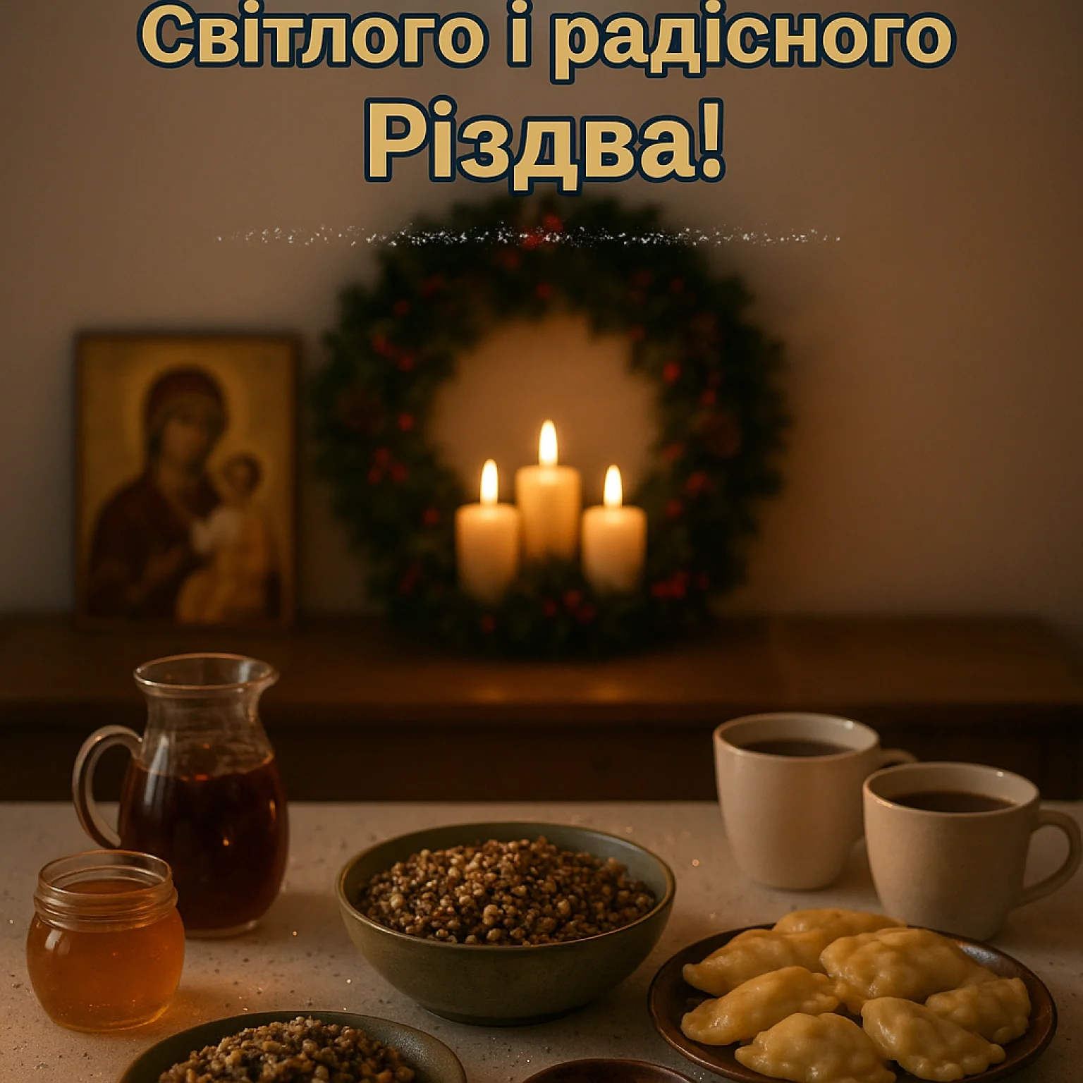 Привітання з різдвом 2025