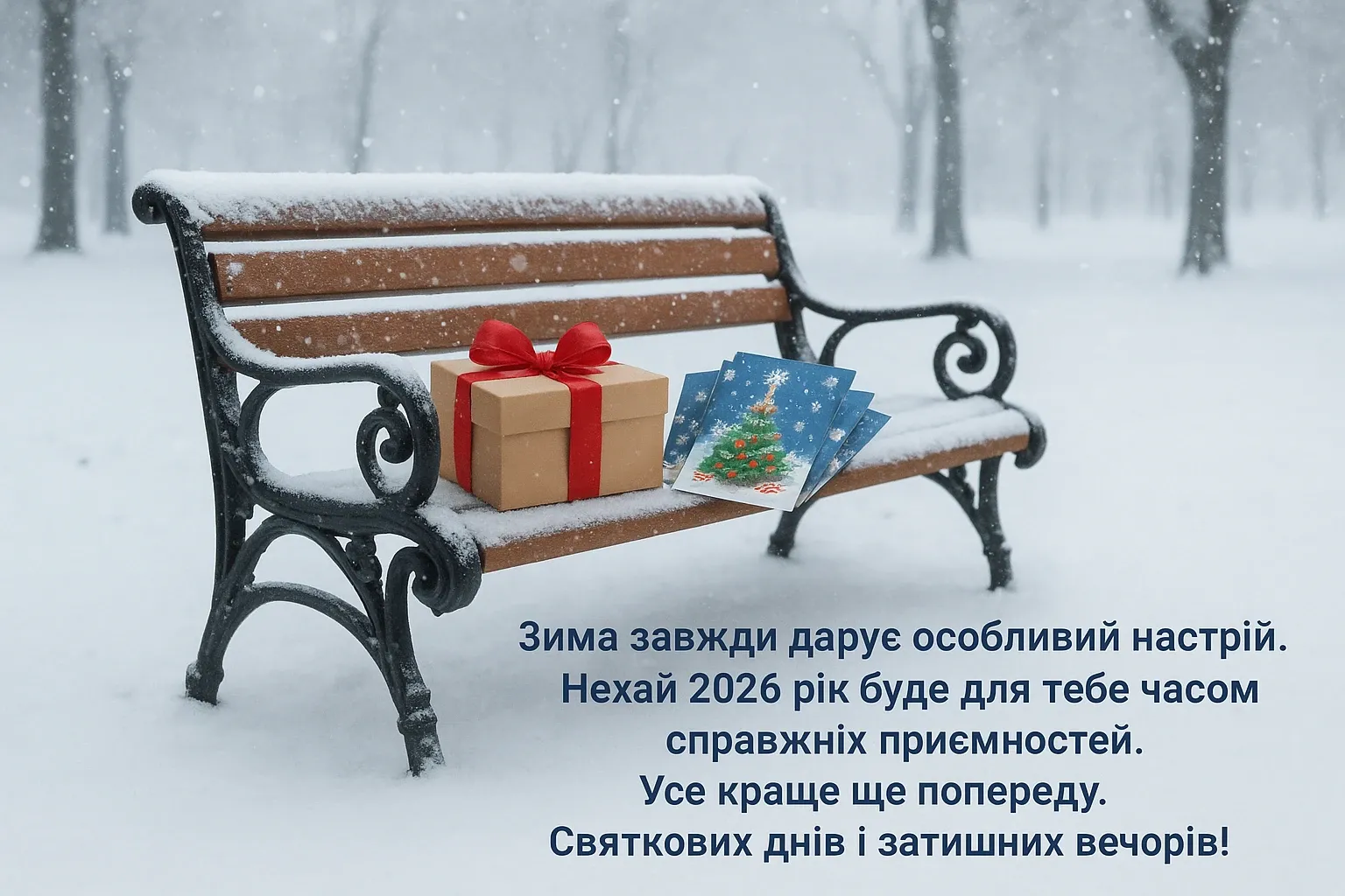 Привітання з прийдешнім новим роком 2026