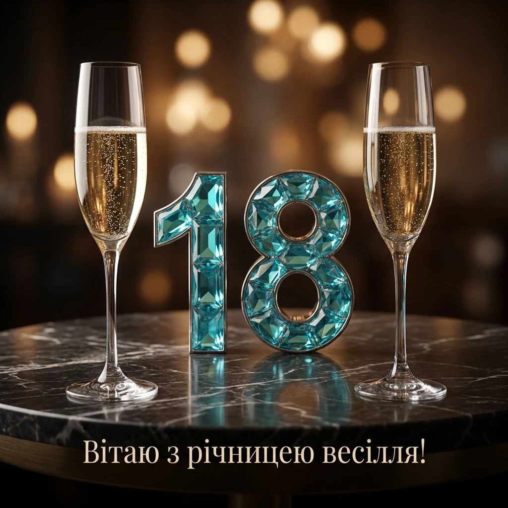 вітання з річницею весілля 18 років
