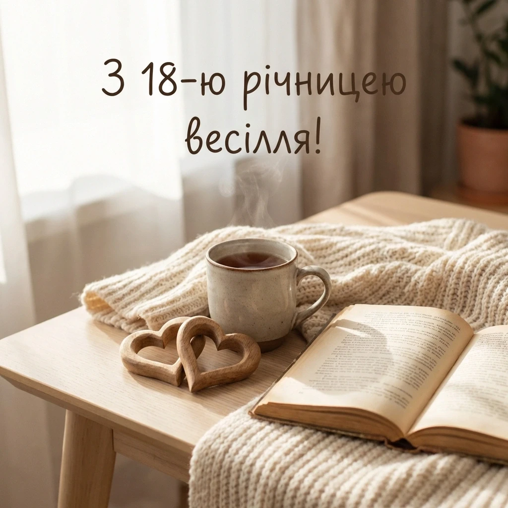 вітання з річницею весілля 18 років