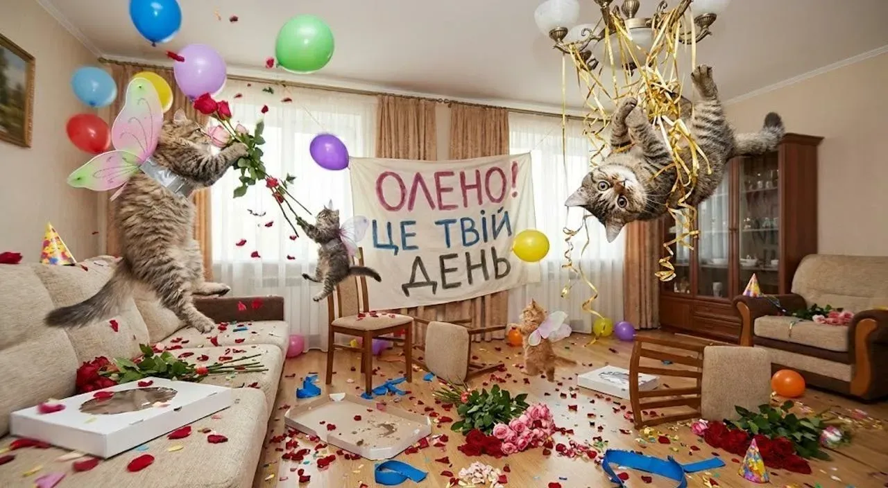 Прикольні привітання з днем народження для Олени