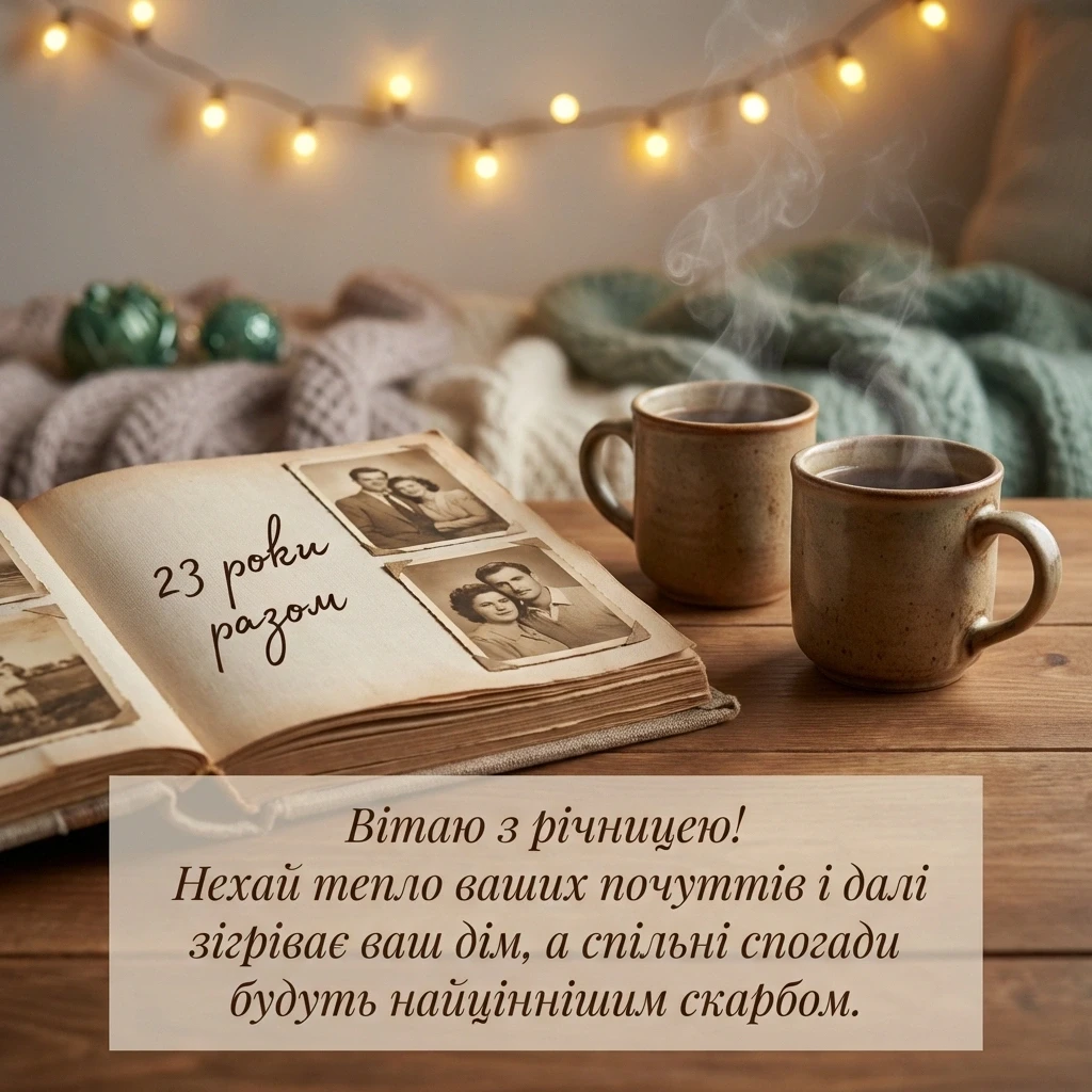 23 роки весілля привітання