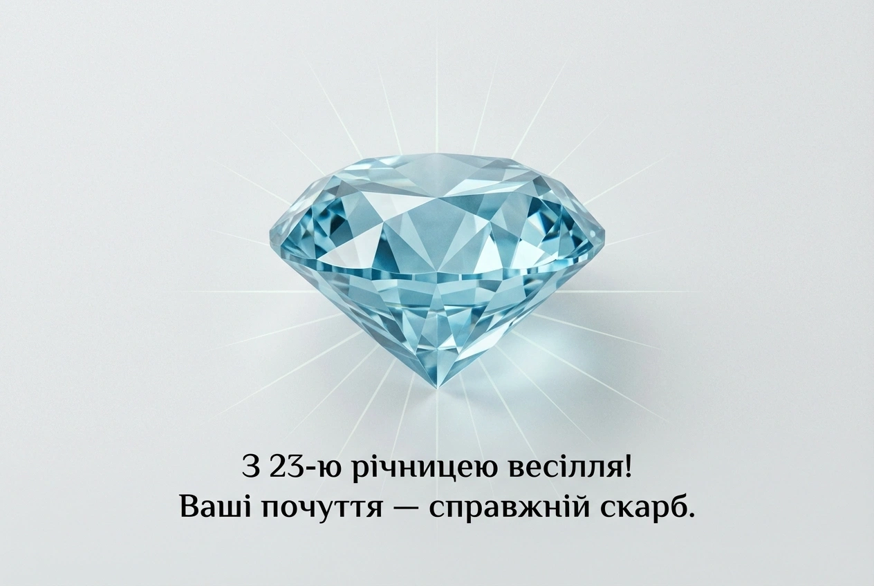 23 роки весілля привітання