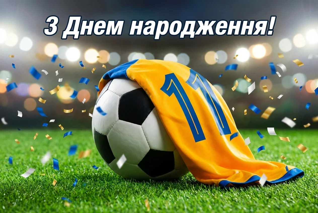 з днем народження 11 років хлопцю
