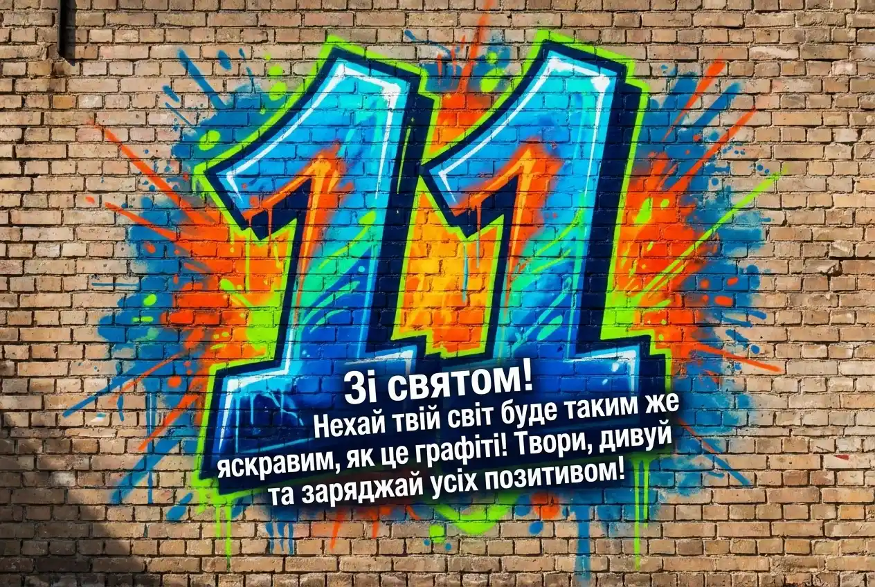 з днем народження 11 років хлопцю