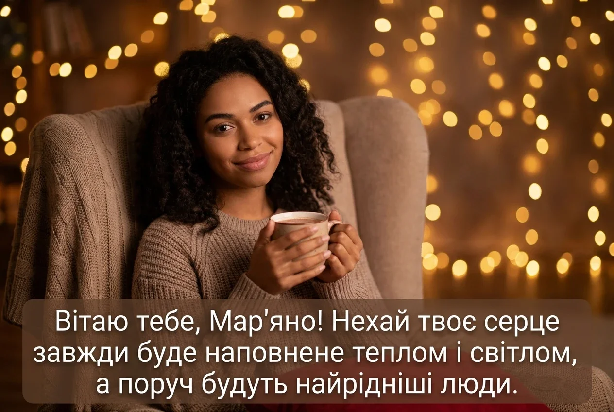 марʼяна з днем народження