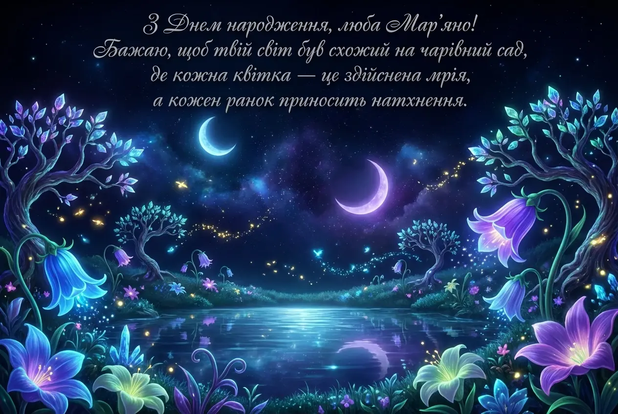 марʼяна з днем народження