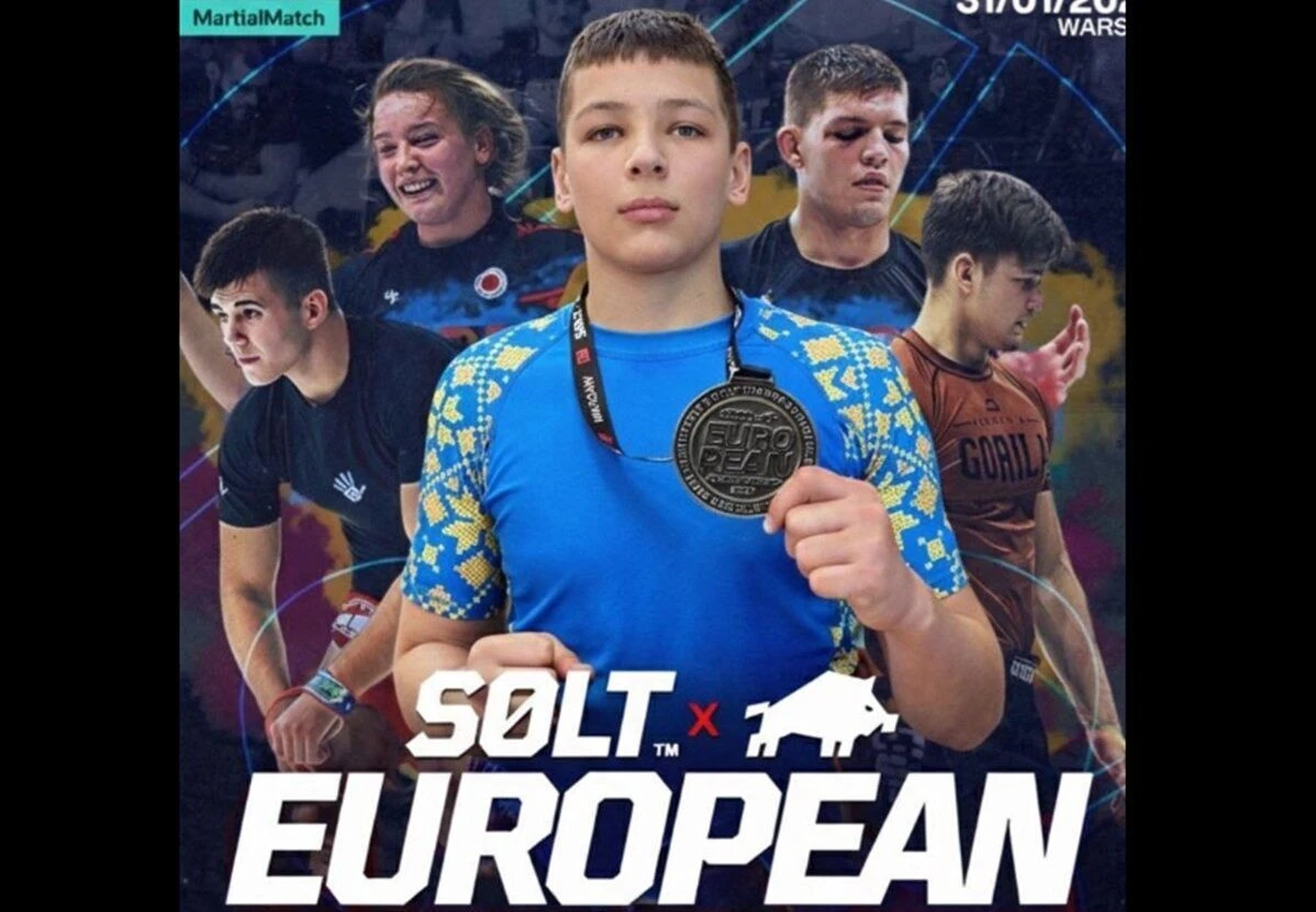 Феноменальна перемога: франківський школяр став чемпіоном Європи з грепплінгу за дві хвилини