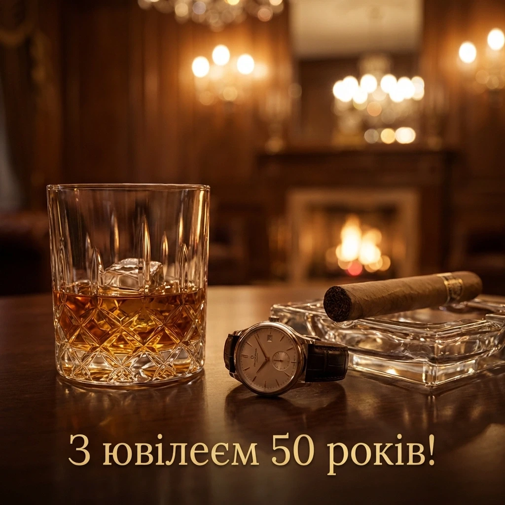 з ювілеєм 50 чоловіку