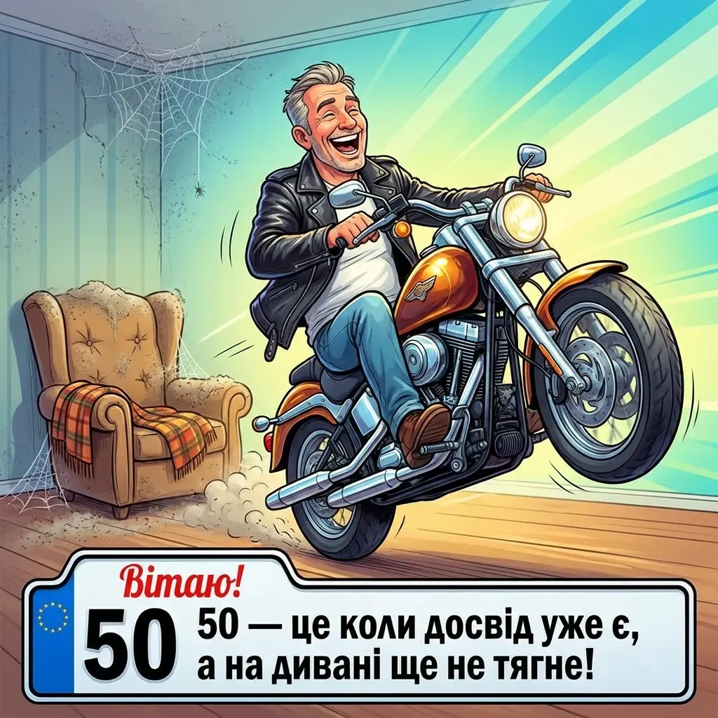 з ювілеєм 50 чоловіку