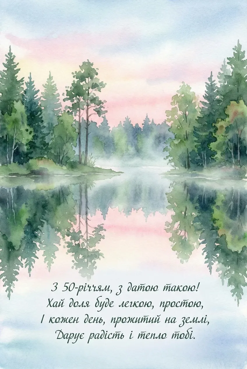 з ювілеєм 50 чоловіку