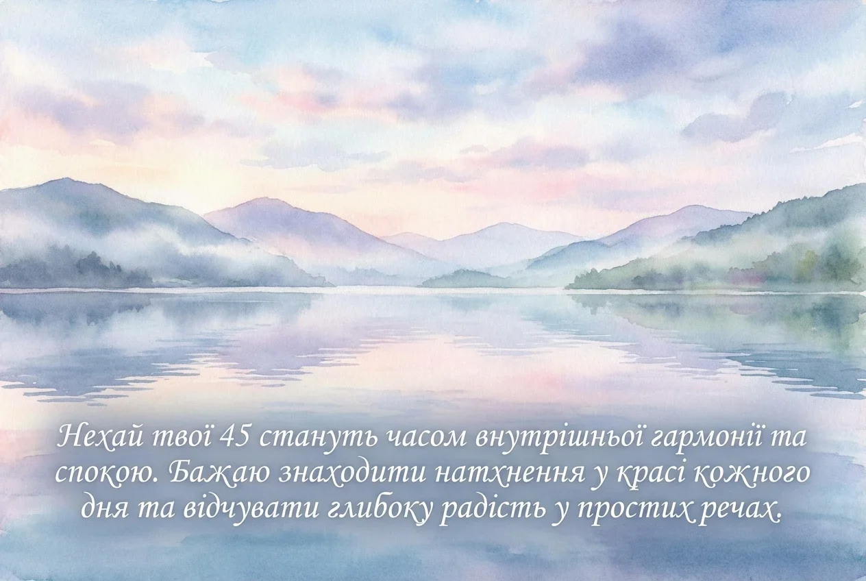 з ювілеєм 45