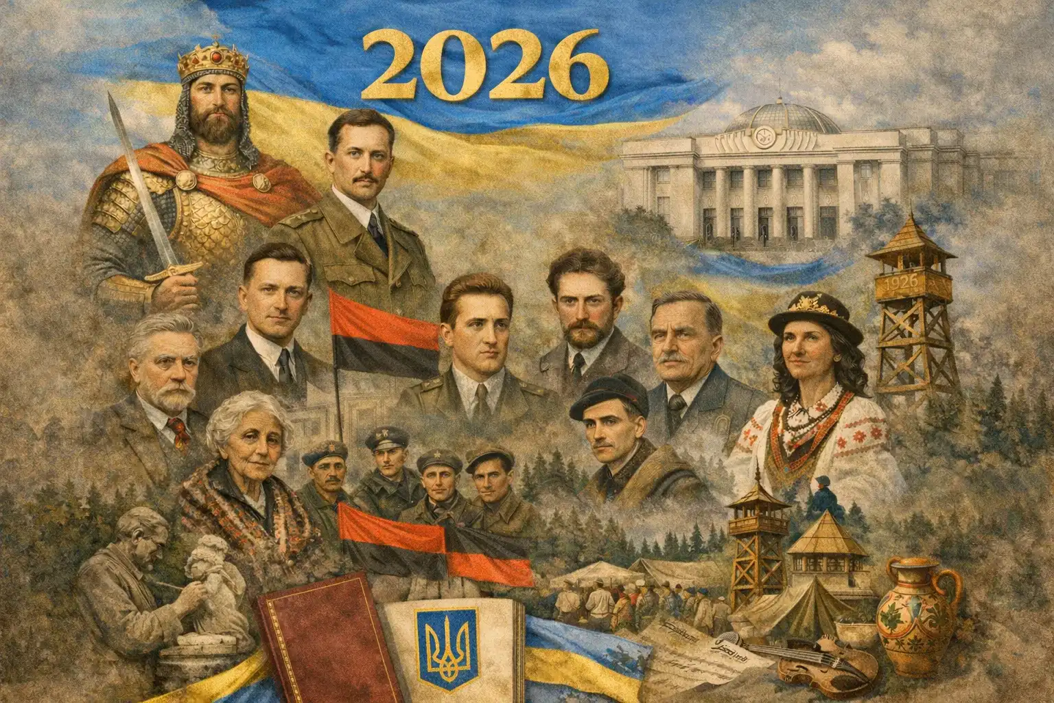Рік пам’яті й спадщини: які постаті та події Прикарпаття відзначатимуть у 2026-му