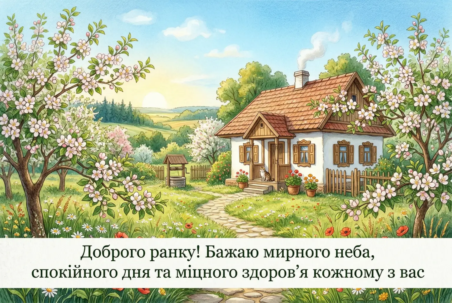 Найкращі вітальні листівки доброго ранку та надихаючі побажання для чудового початку дня