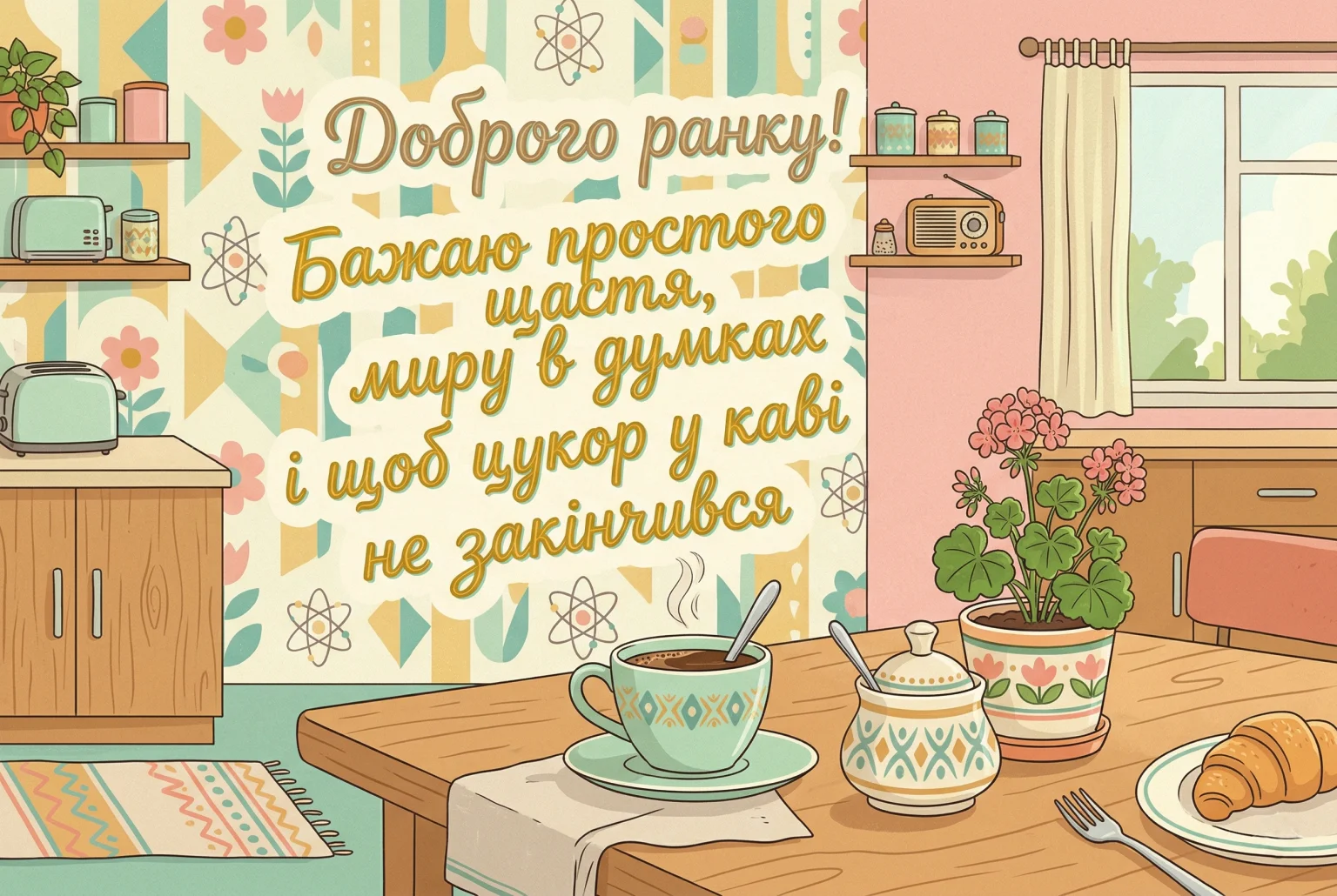 Найкращі вітальні листівки доброго ранку та надихаючі побажання для чудового початку дня