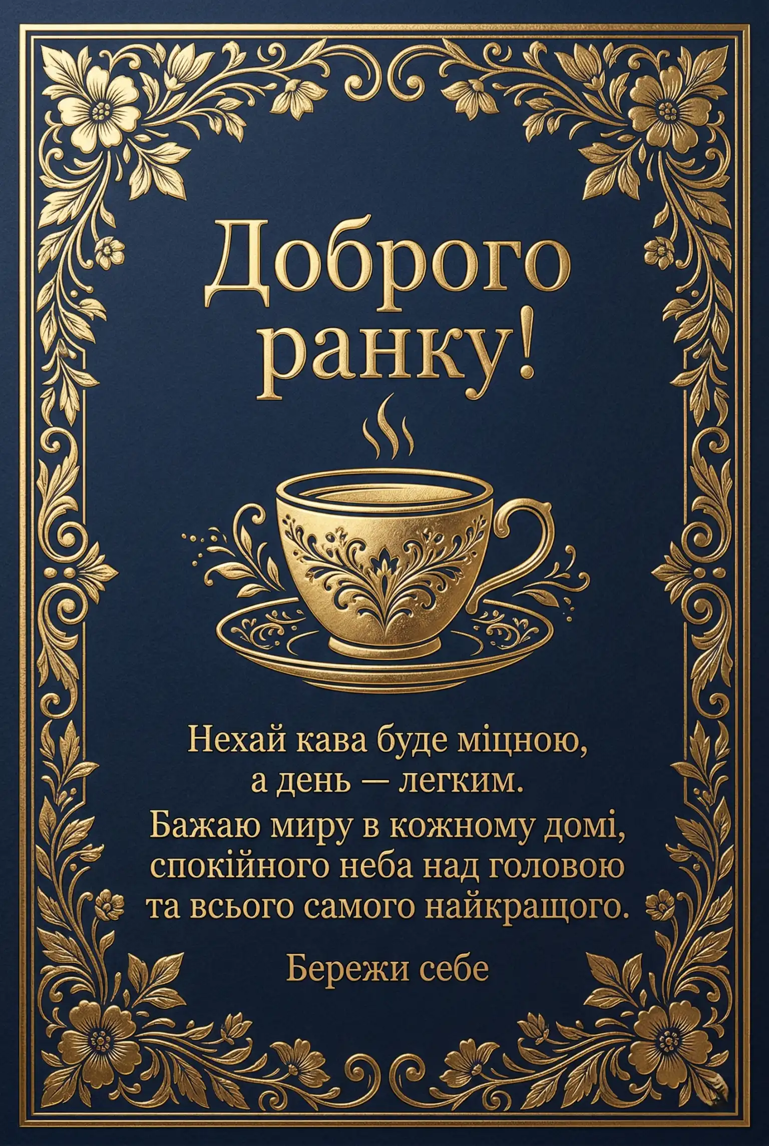 Найкращі вітальні листівки доброго ранку та надихаючі побажання для чудового початку дня