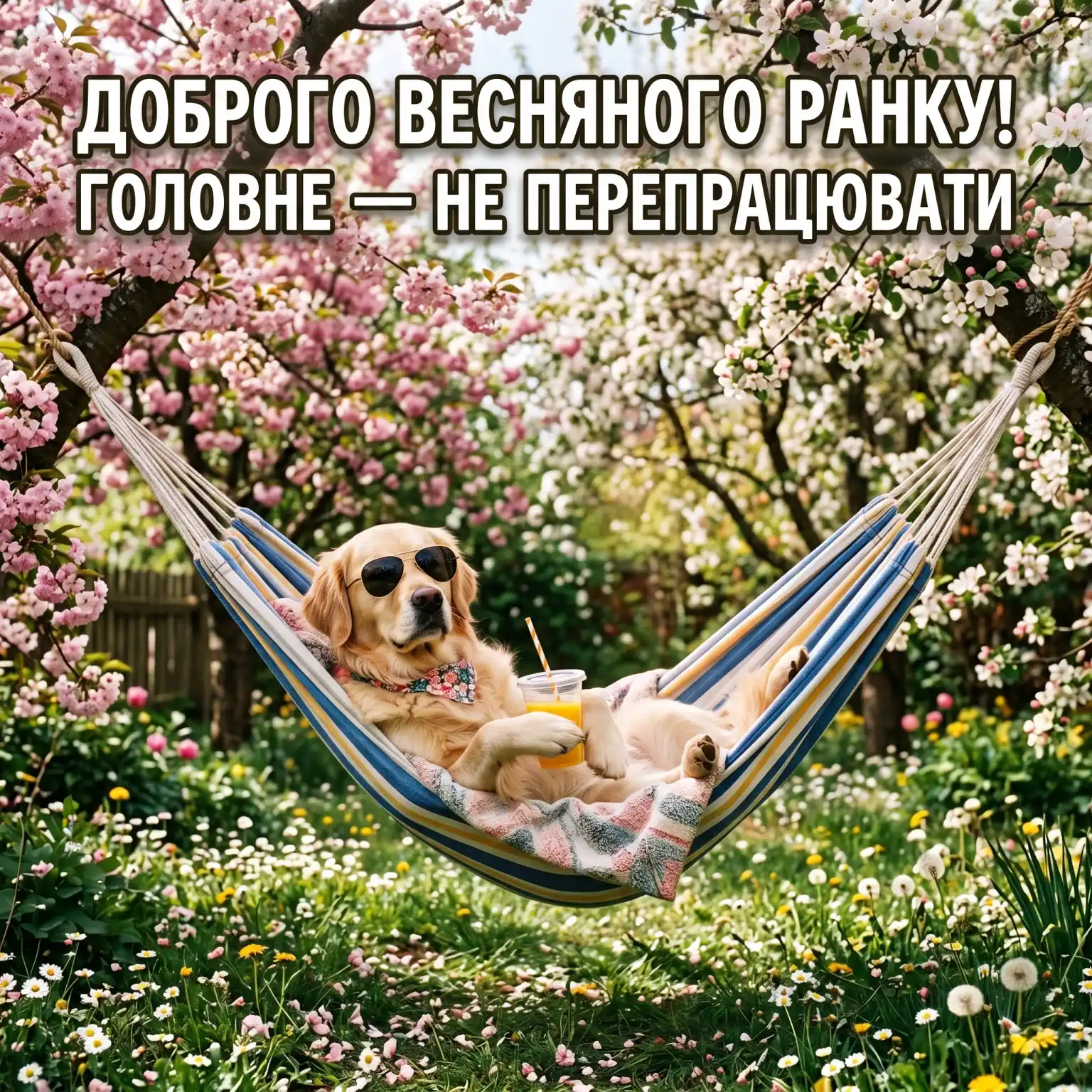 Доброго весняного ранку: красиві картинки та душевні побажання для чудового настрою