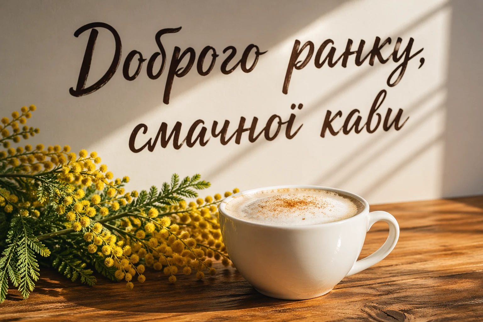 Доброго ранку, смачної кави: душевні побажання та красиві картинки для гарного настрою